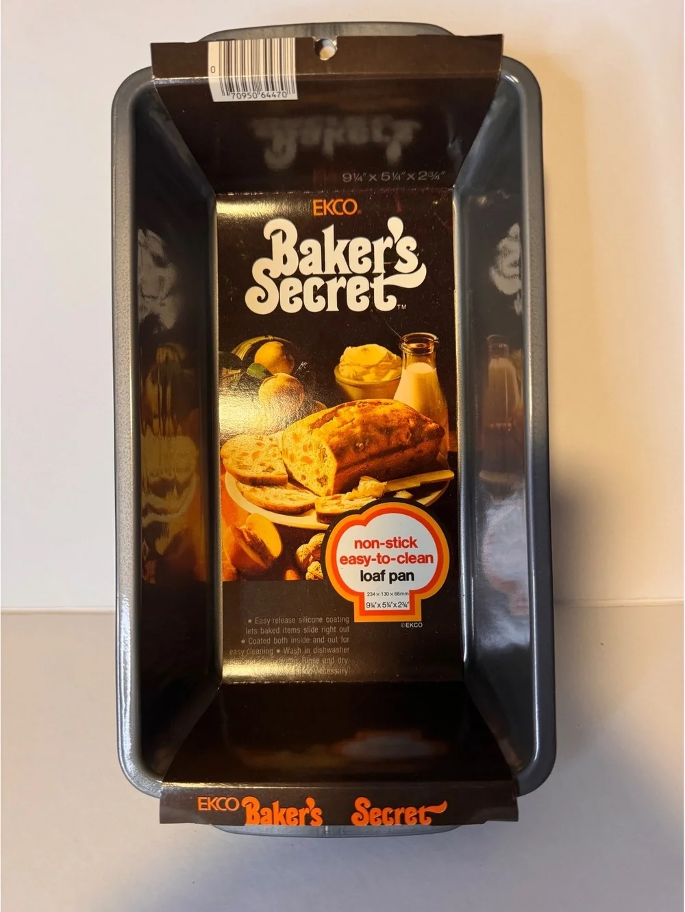 Vintage EKCO Bakers Secret Non-Stick Easy-to-Clean Loaf Pan